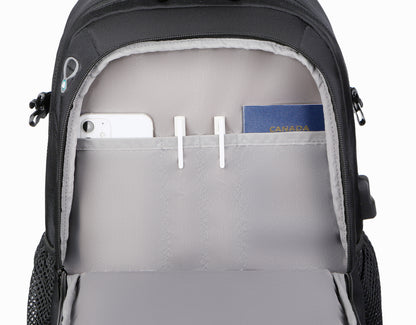 Rovark ProTech Business Laptop Backpack – USB Charging Port, Headphone Cable Port