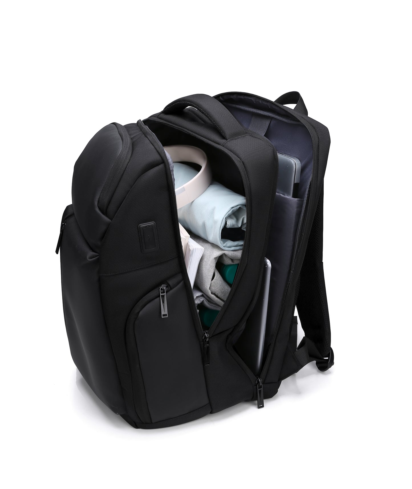 Rovark ProTech Business Travel Backpack – USB Charging Port Blue