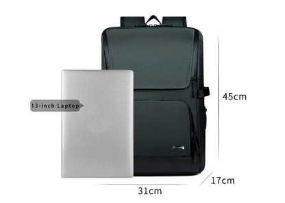 Rovark LuxBiz Multi-Pocket Laptop Backpack Dark Green